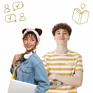 Two young learners